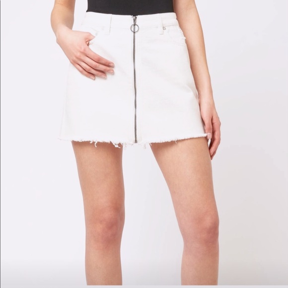 Free People Dresses & Skirts - NWT Free People Vintage White Zipper Skirt
